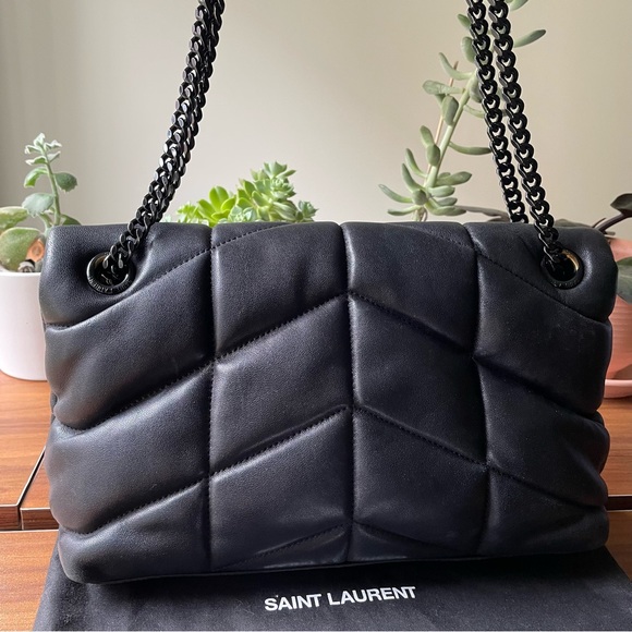 YSL LOU LOU PUFFER IN QUILTED NAPPA LEATHER - Picture 9 of 15